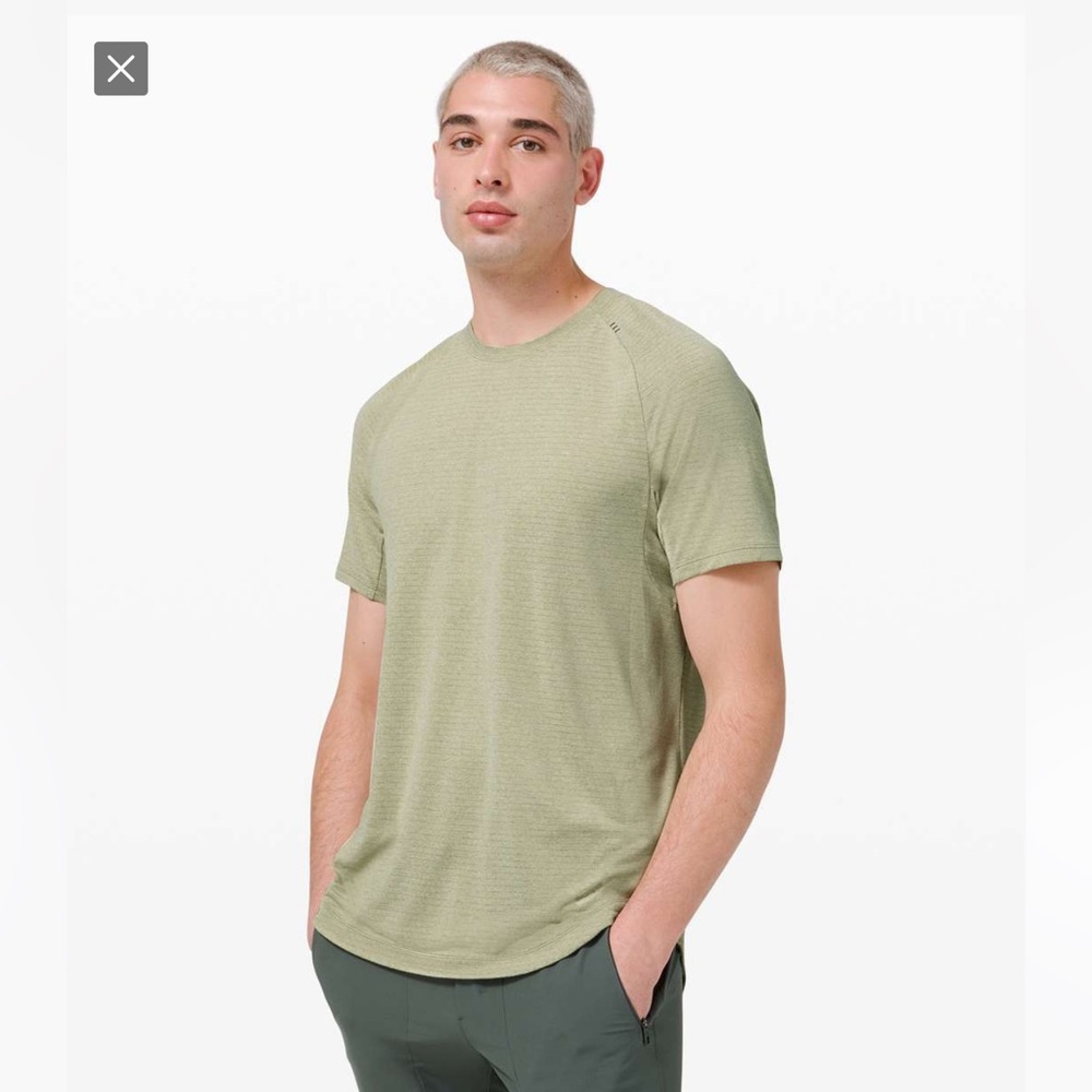 Lululemon Drysense Short Sleeve
Heathered Rosemary Green